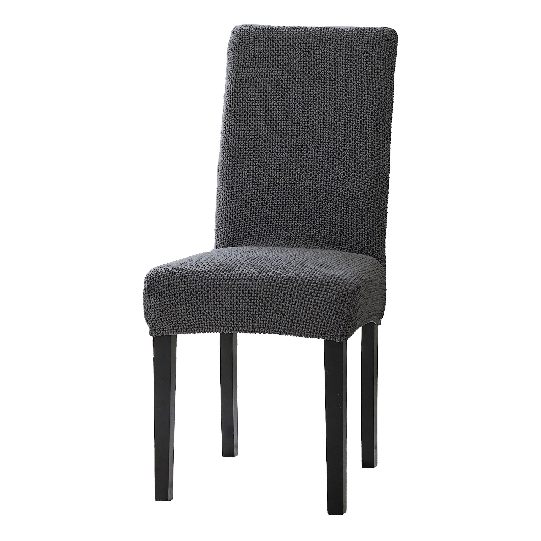 HOMESOL-Fundas Sillas De Comedor Pack 4, Fundas Sillas Ajustables, Súper Elástica, Universal, Fácil De Instalar, Lavables, para Comedor Sala Cocina,