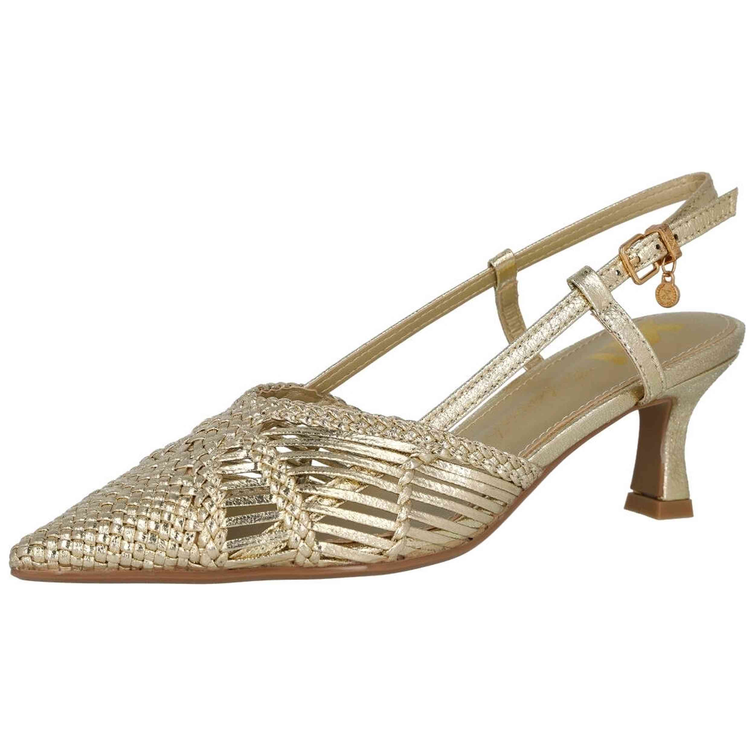 Zapatos De Tacon Xti modelo MD145301 para Mujer en color Dorado