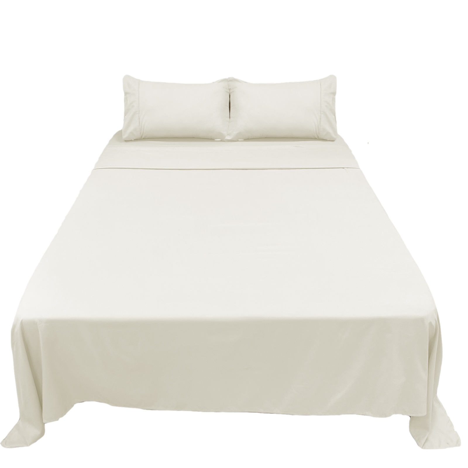 Juego de Sábanas 3/4 Piezas de Microfibra Cepillada - Suave, Transpirable y Lavable con Bajera, Encimera y Funda de Almohada