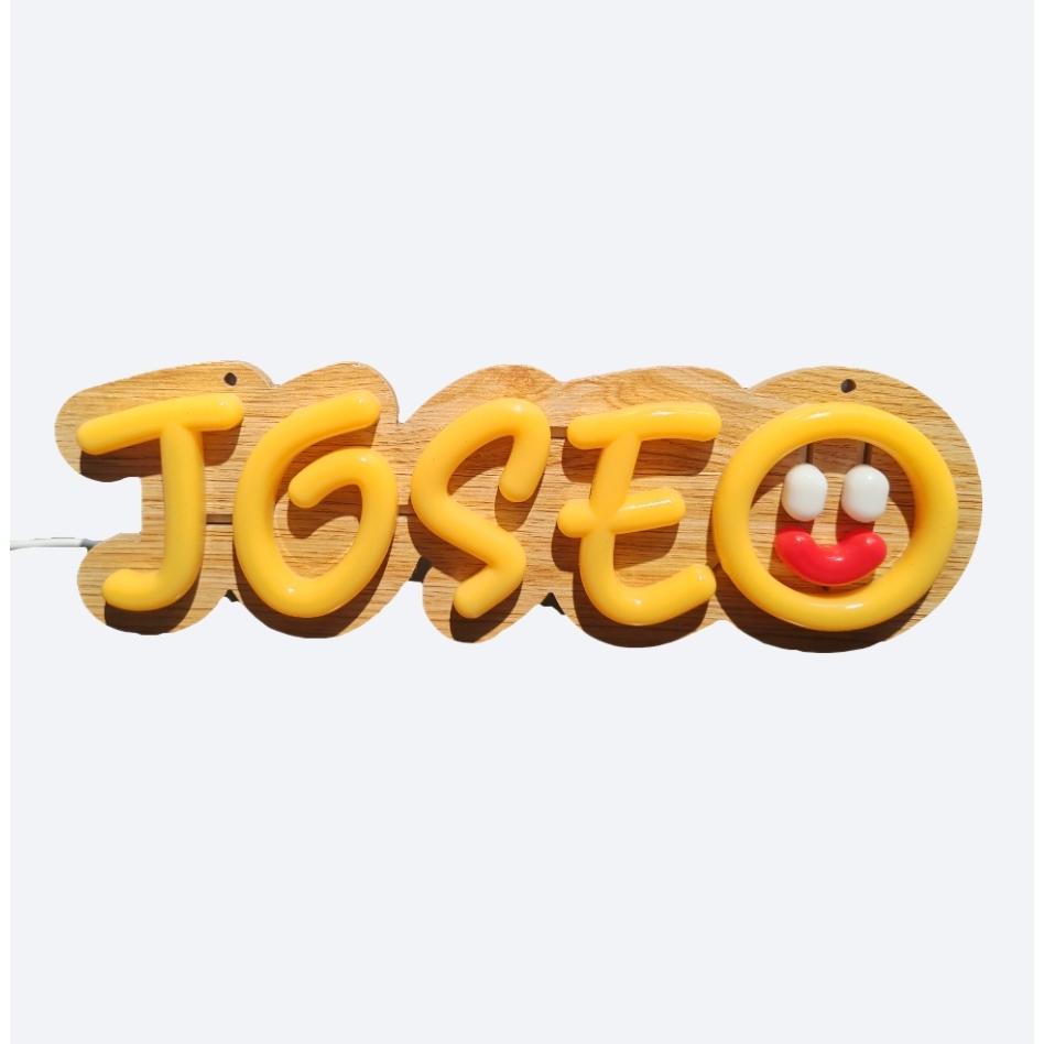 Letrero Luminoso LED Personalizado con Nombre – Luz de Neón Decorativa USB con Letras Intercambiables, Ideal para Habitación Infantil, Cumpleaños, Fiestas, Regalos y Decoración de Hogar | Cada Nombre Tiene Un Diseño Diferente