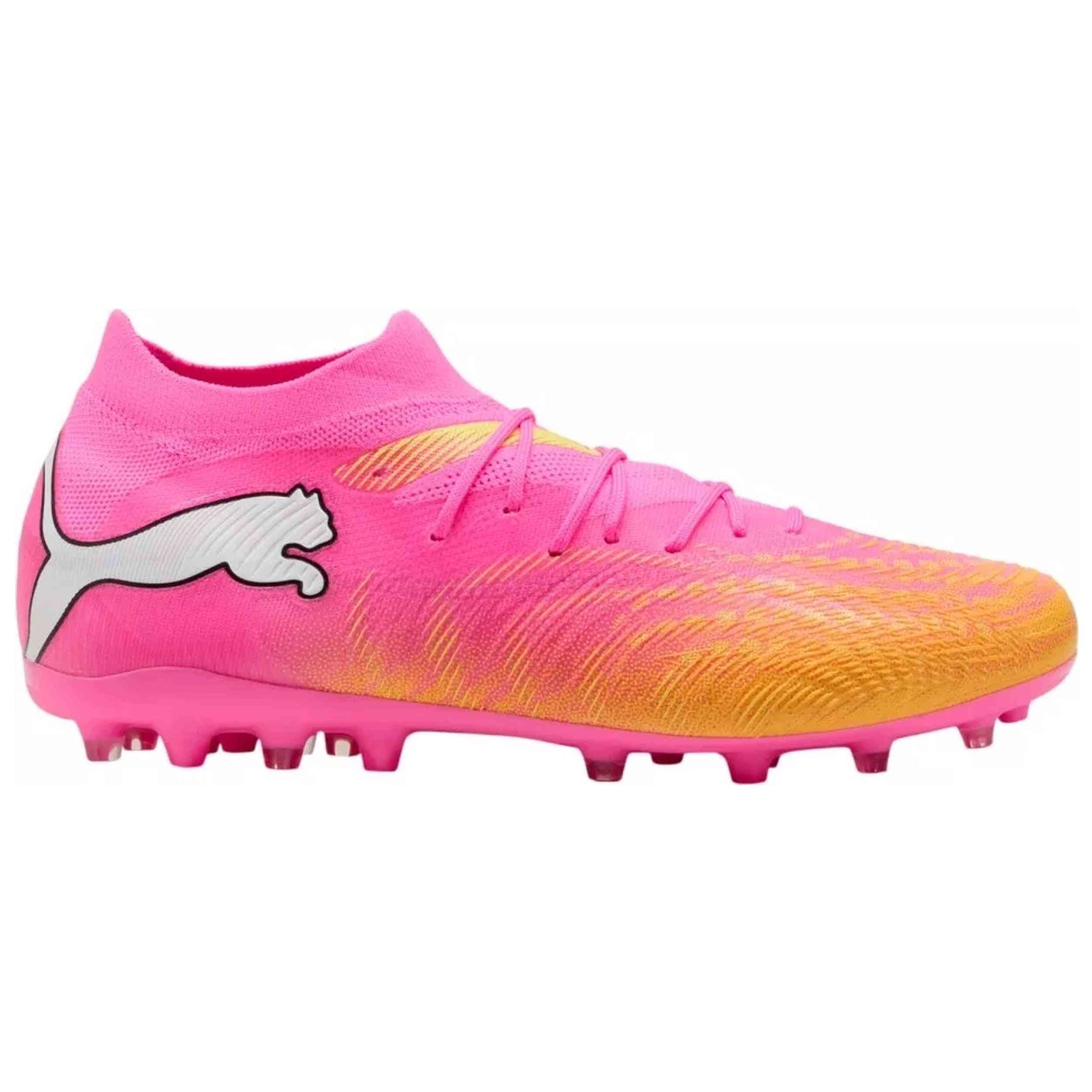 Botas De Futbol Puma modelo Future 9 Match MG "Poison Pink-Sun" para Hombre en color Rosa