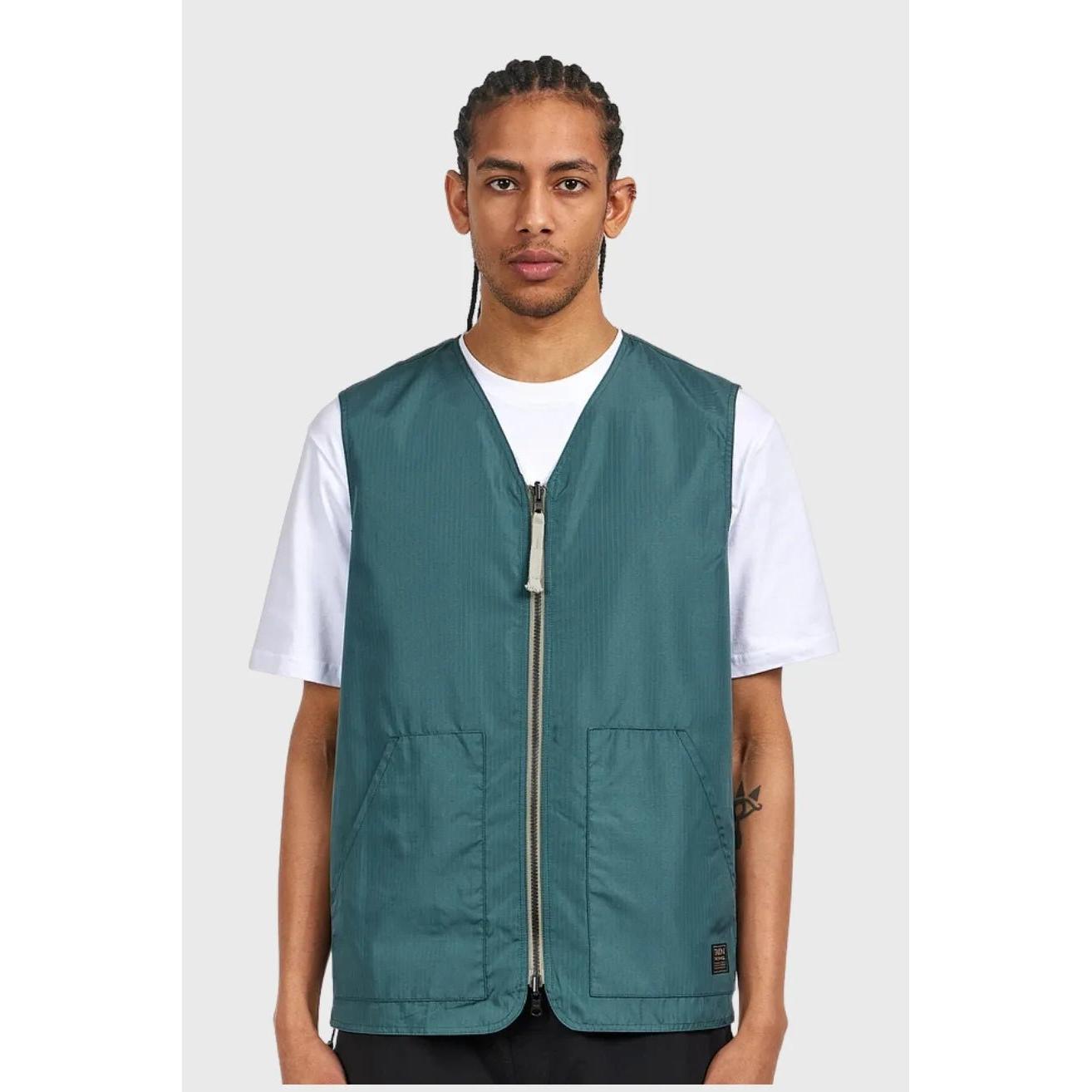 Taion Chaleco Hombre Reversible R001ZNDML Sage Green
