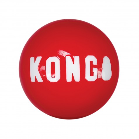Kong – Juguete Kong para perros pelota Signature 2 uds. Rojo Talla M