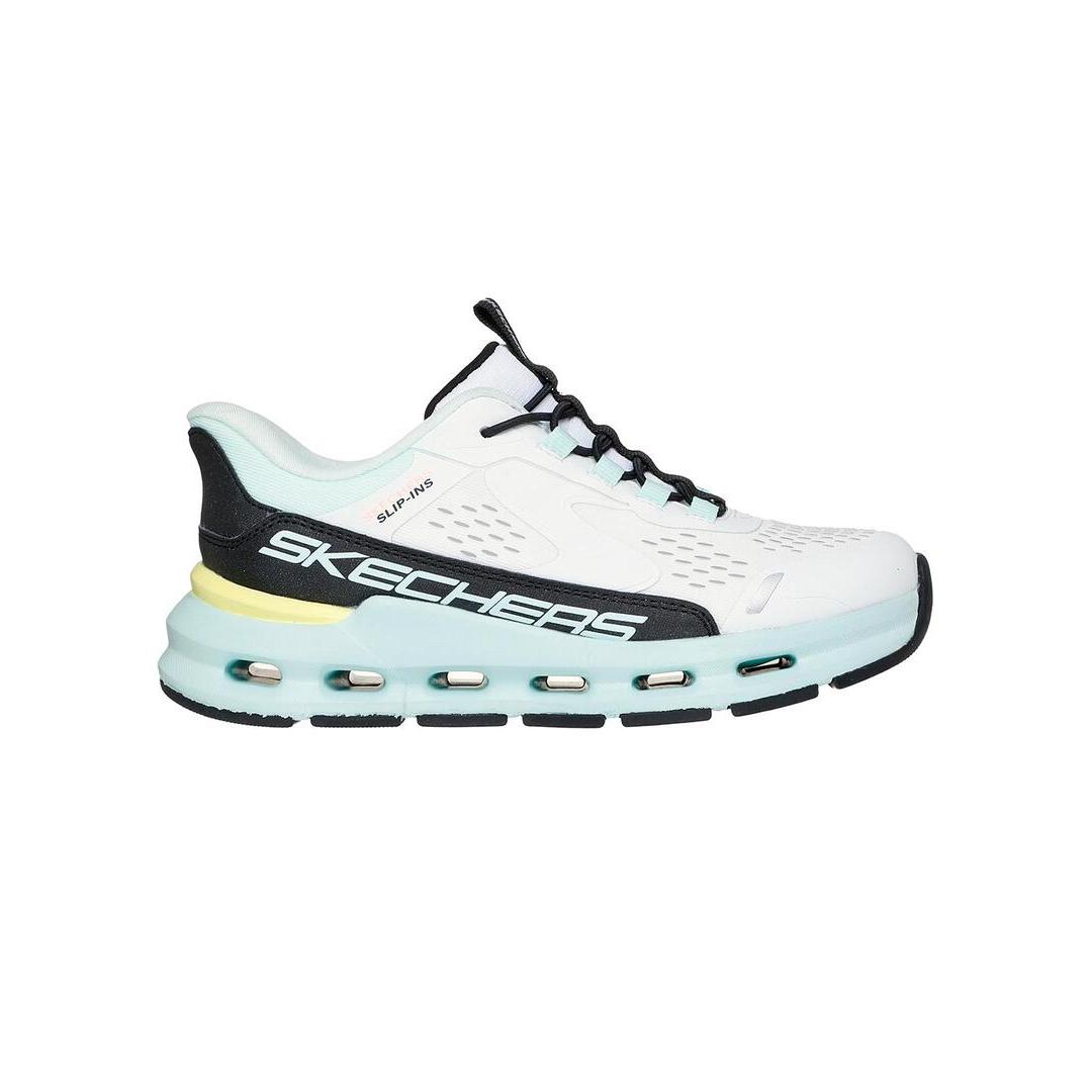 Zapatilla Junior Skechers Glide-Step Blanco