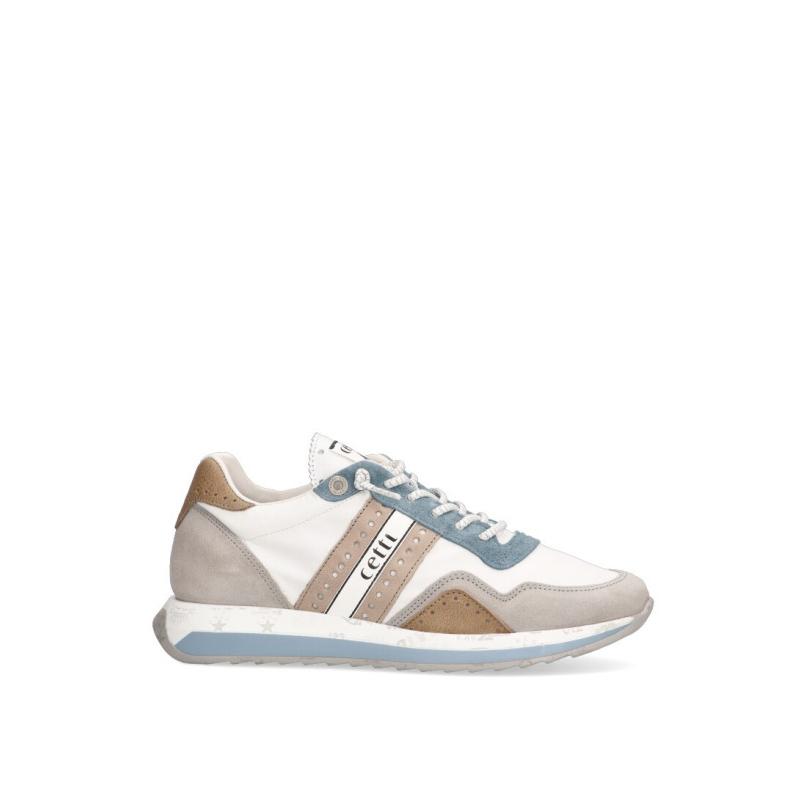 Zapatillas Casual Cetti - Hombre - Suela Plana - Modelo C-1308 - Color Blanco