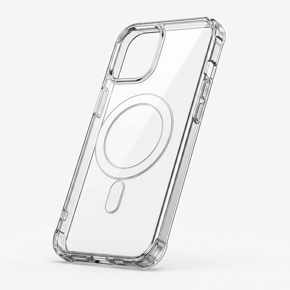 Funda Carcasa Transparente Alta Claridad Compatible con MagSafe para iPhone - Mercachip