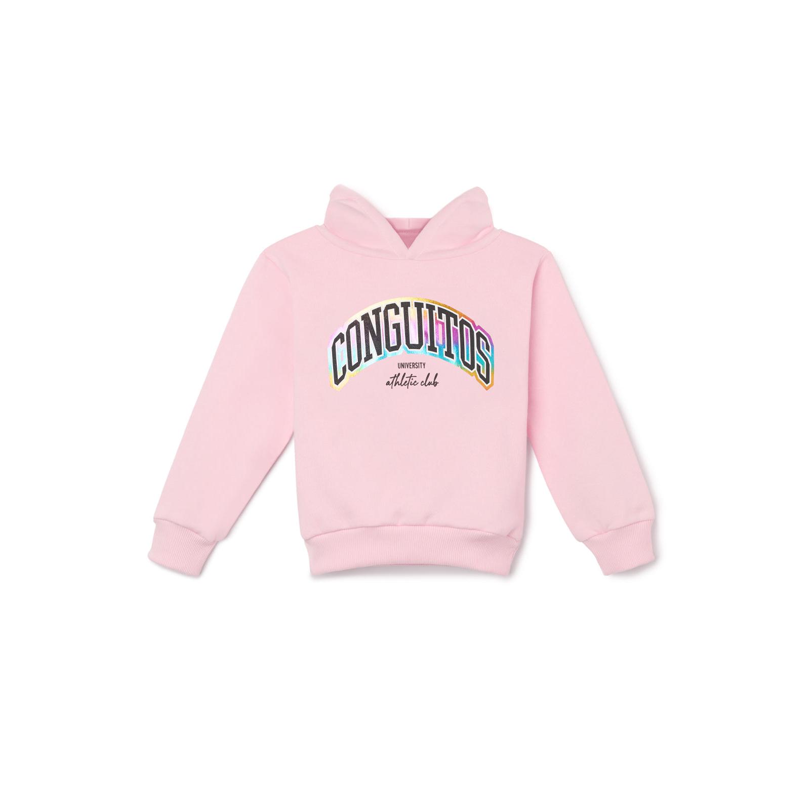 Conguitos - Sudadera Con Capucha Con Logo Frontal para Niña