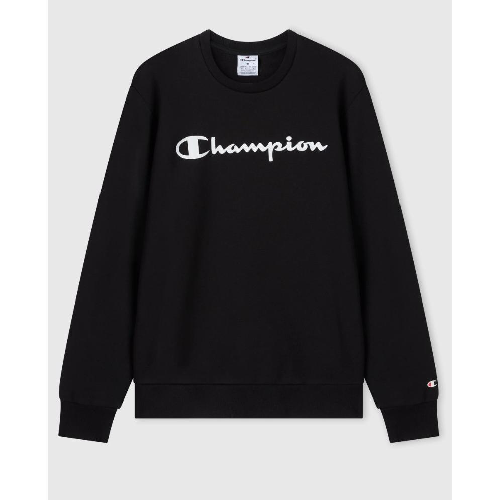 Sudadera Champion Hombre con Cuello Redondo y Logo Script – Comodidad, Calidez y Estilo Deportivo