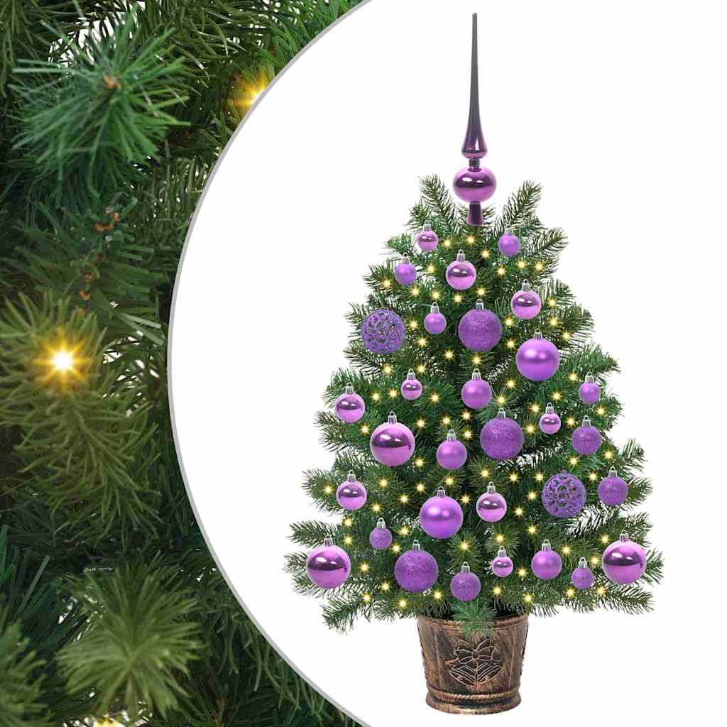 vidaXL Árbol de Navidad artificial con 150 LED Verde 75 cm PE y PVC