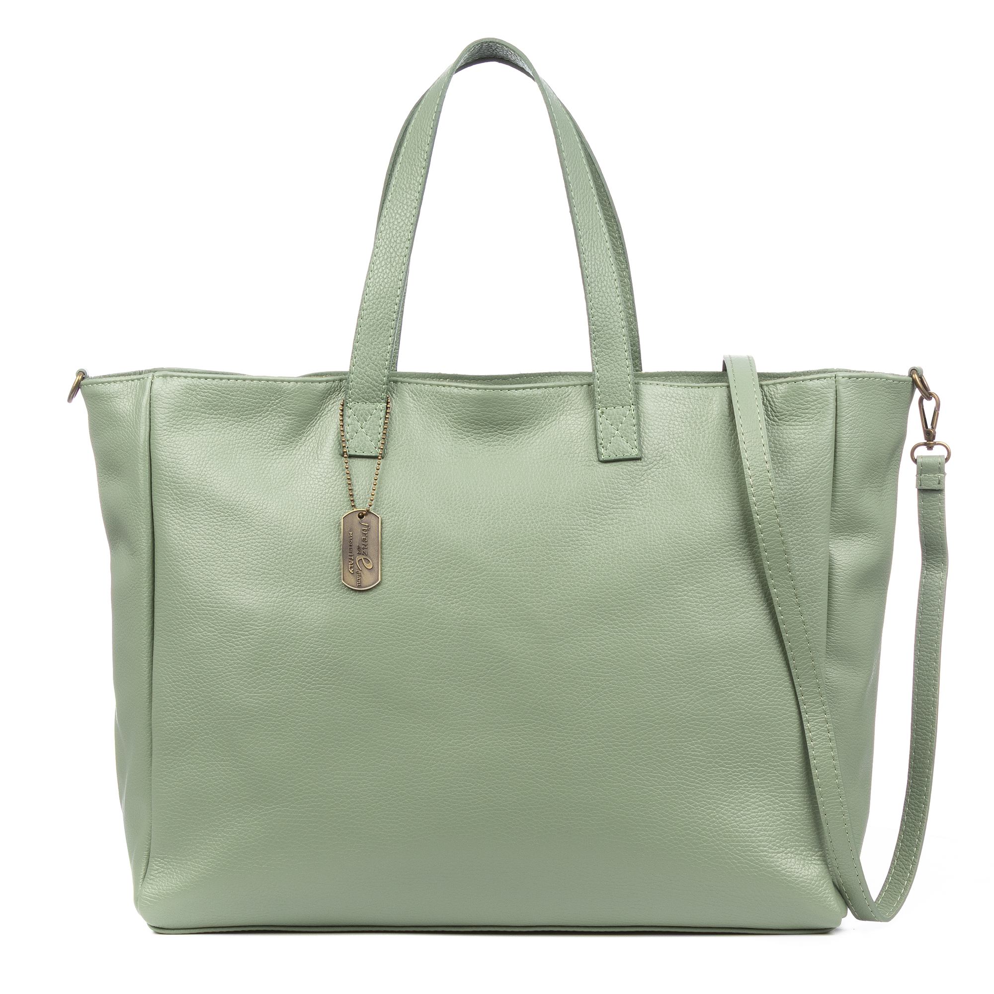 FIRENZE ARTEGIANI Balsorano bolso shopper mujer oversize. Piel auténtica Dollaro. Fabricado en Italia 56x13,5x35 Cm.