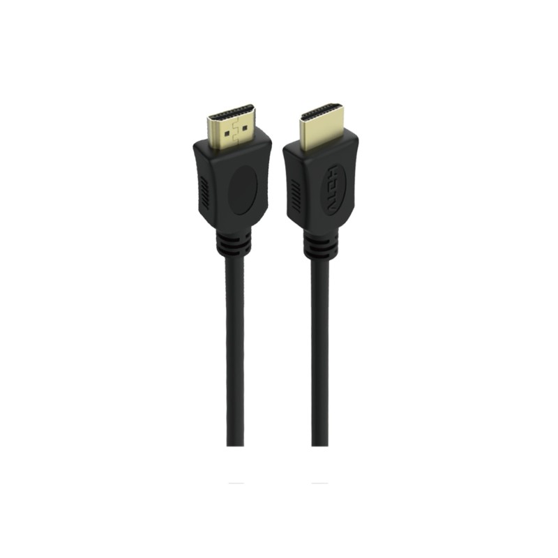 Wephone - Cable HDMI WD19 macho a macho 3 metros estándar 1.4 resolución 4K para TV monitor proyector consola videojuegos PC revestimiento OD 6 mm negro