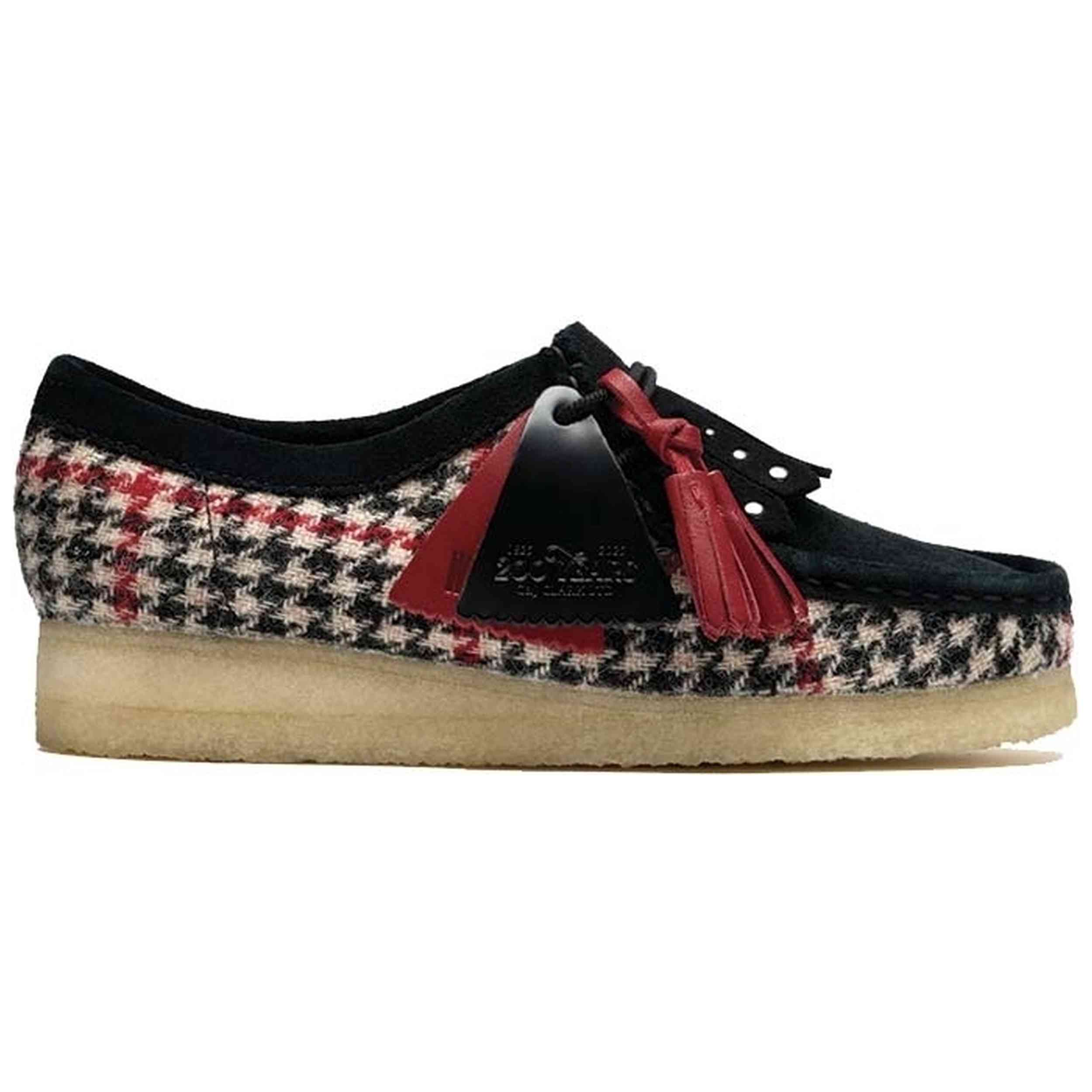 Zapatillas Clarks modelo Clarks Wallabee "Black Tweed Combination" para Hombre en color Negro