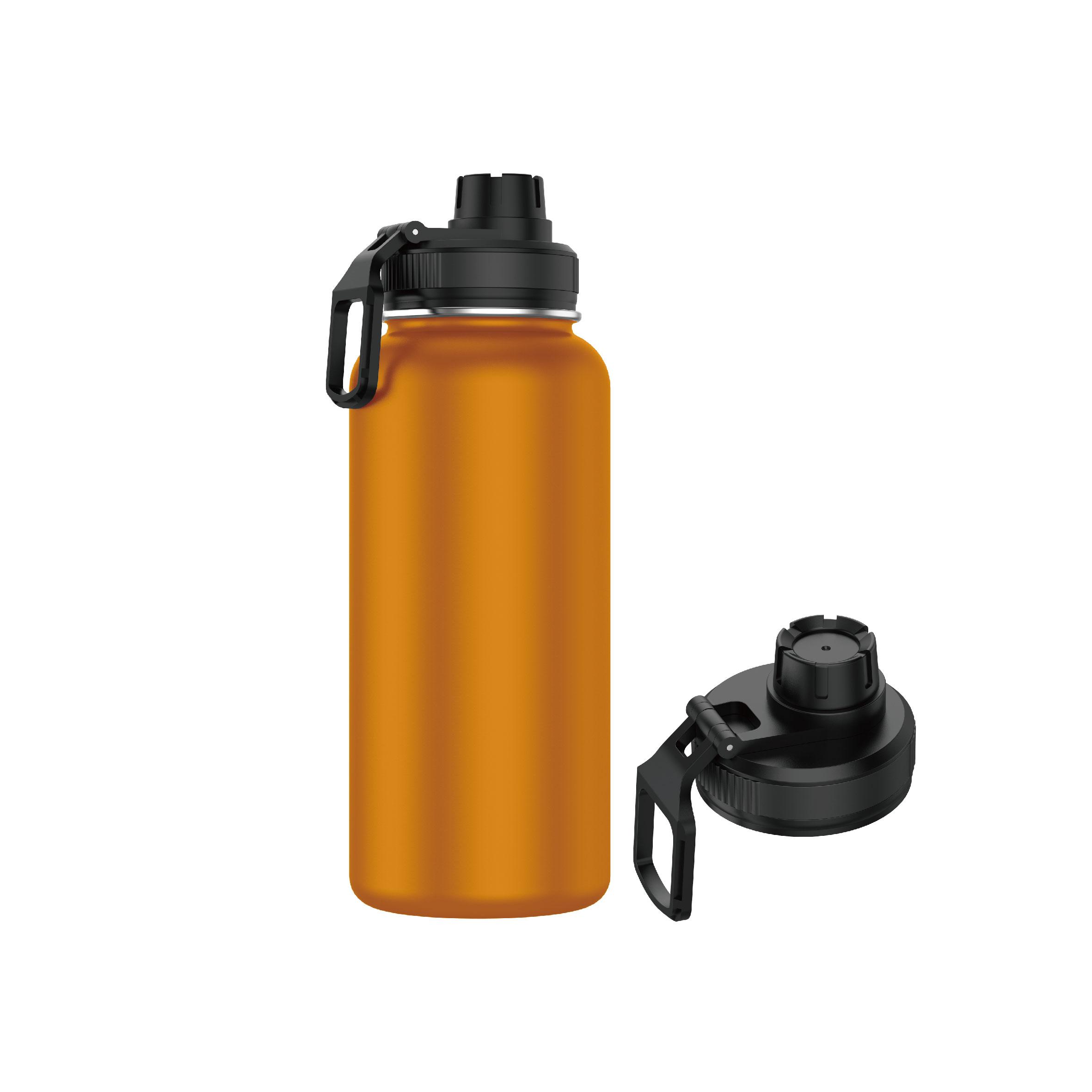 Botella de Acero Inoxidable 1 Litro Deportiva (10 Colores) - Botella de Agua Térmica Reutilizable Sin BPA Mantiene 24H Frio / 12H Calor Termo y Hermética - Doble Pared a Prueba de Fugas.Botellas. (YD550 YD1000 999 1199)
