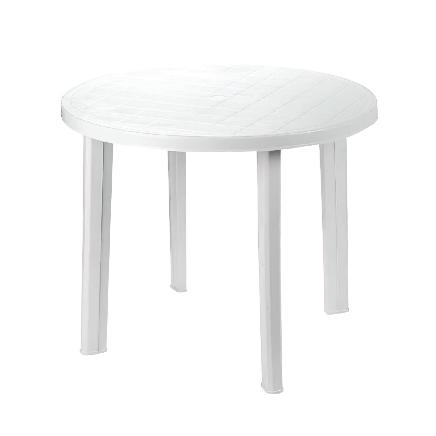 SANCO STORE - IPAE Mesa Resina Blanca Diametro 90 cm.