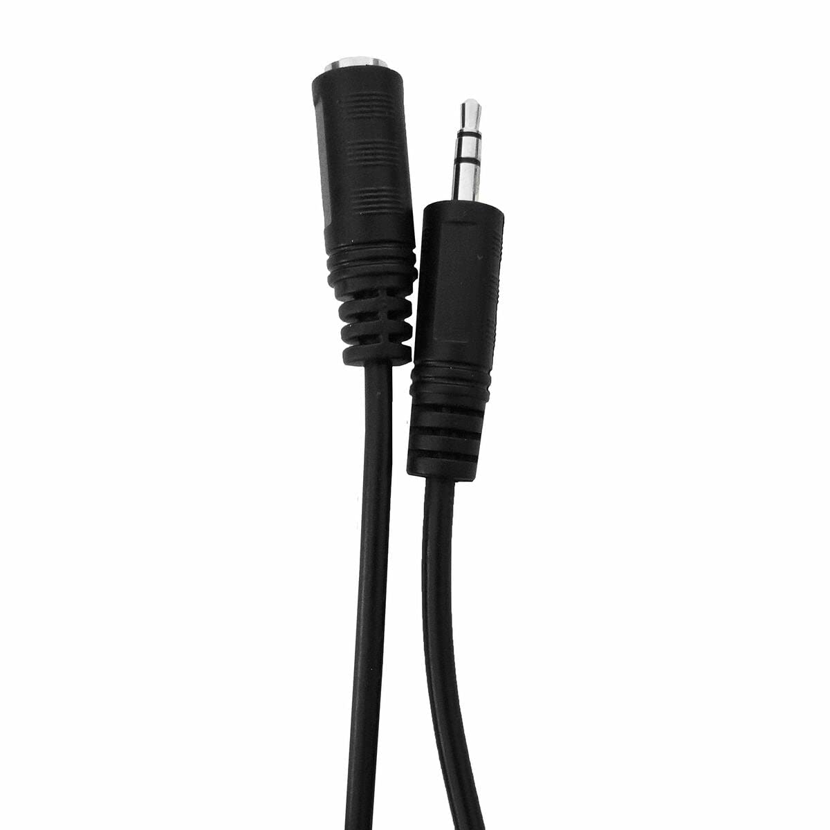 prolongador 3m cable liso, jack macho 3,5mm stereo a jack hembra 3,5mm stereo edm