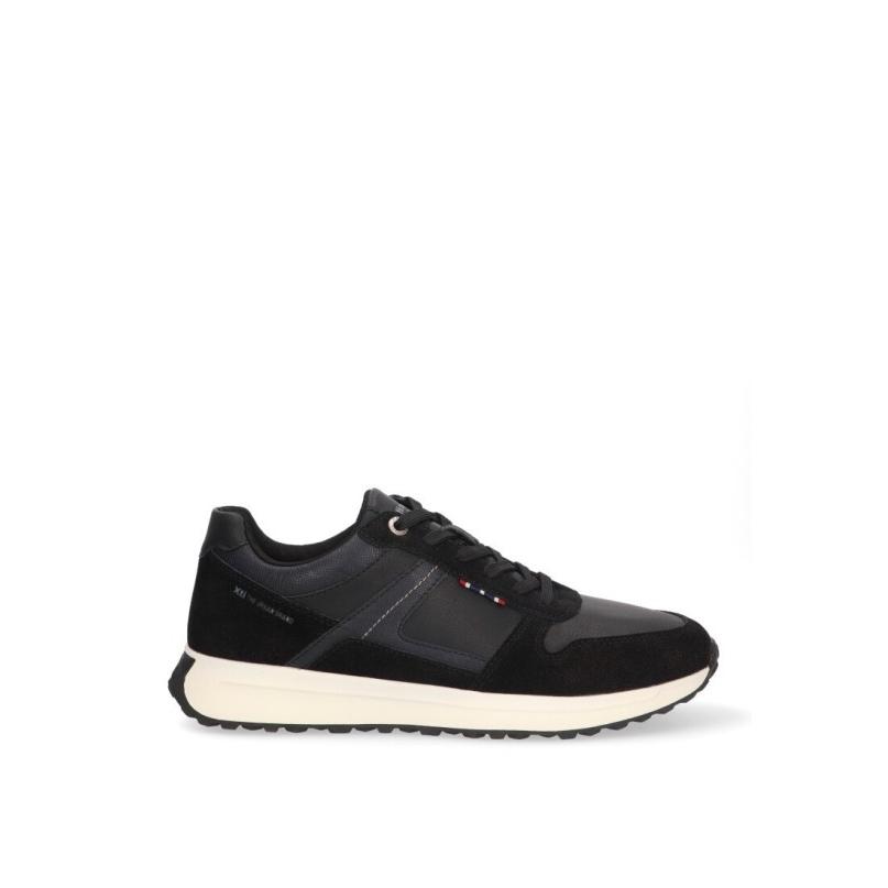 Zapatillas Casual Xti - Hombre - Suela Plana - Modelo 141864 - Color Negro
