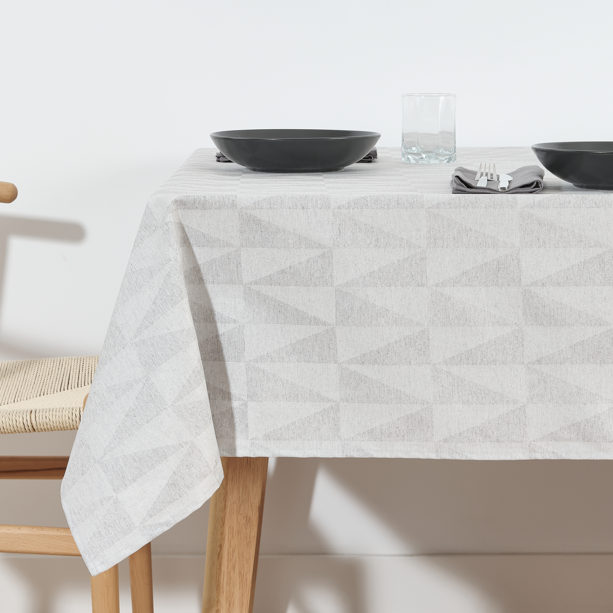 BL Belum Mantel Antimanchas Jacquard - Resistente Al Agua - para Mesas Cuadradas, Rectangulares o Ovaladas - Algodón Orgánico Combinado - Fabricado en España
