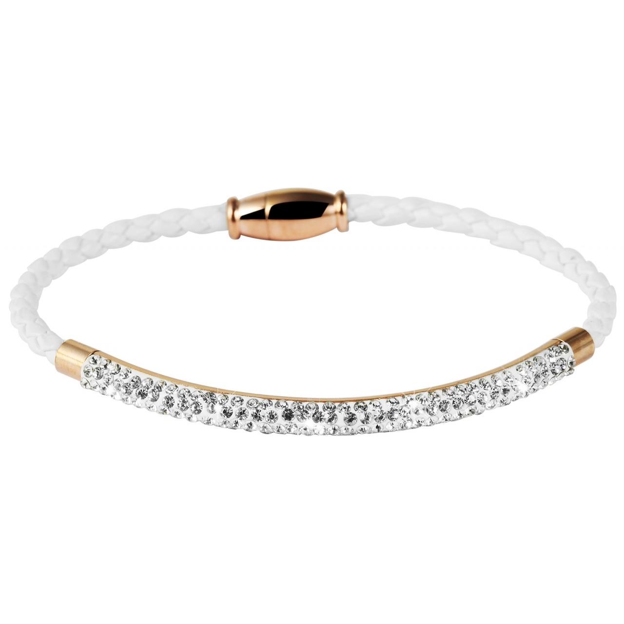 Akzent® Pulsera em Couro com Acabamento Similili