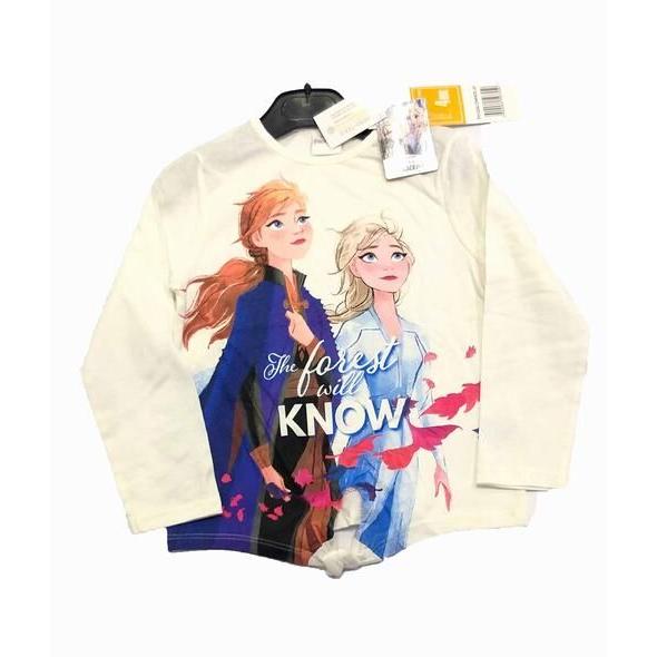 Cerdá Camiseta Manga Larga Blanca Frozen II - 100% Algodón