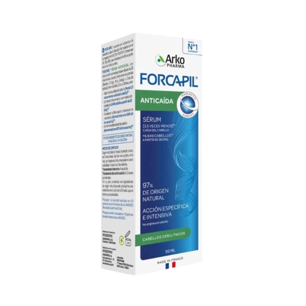 Arkopharma. Forcapil Sérum Anticaida. 50ml 97% de origen vegetal