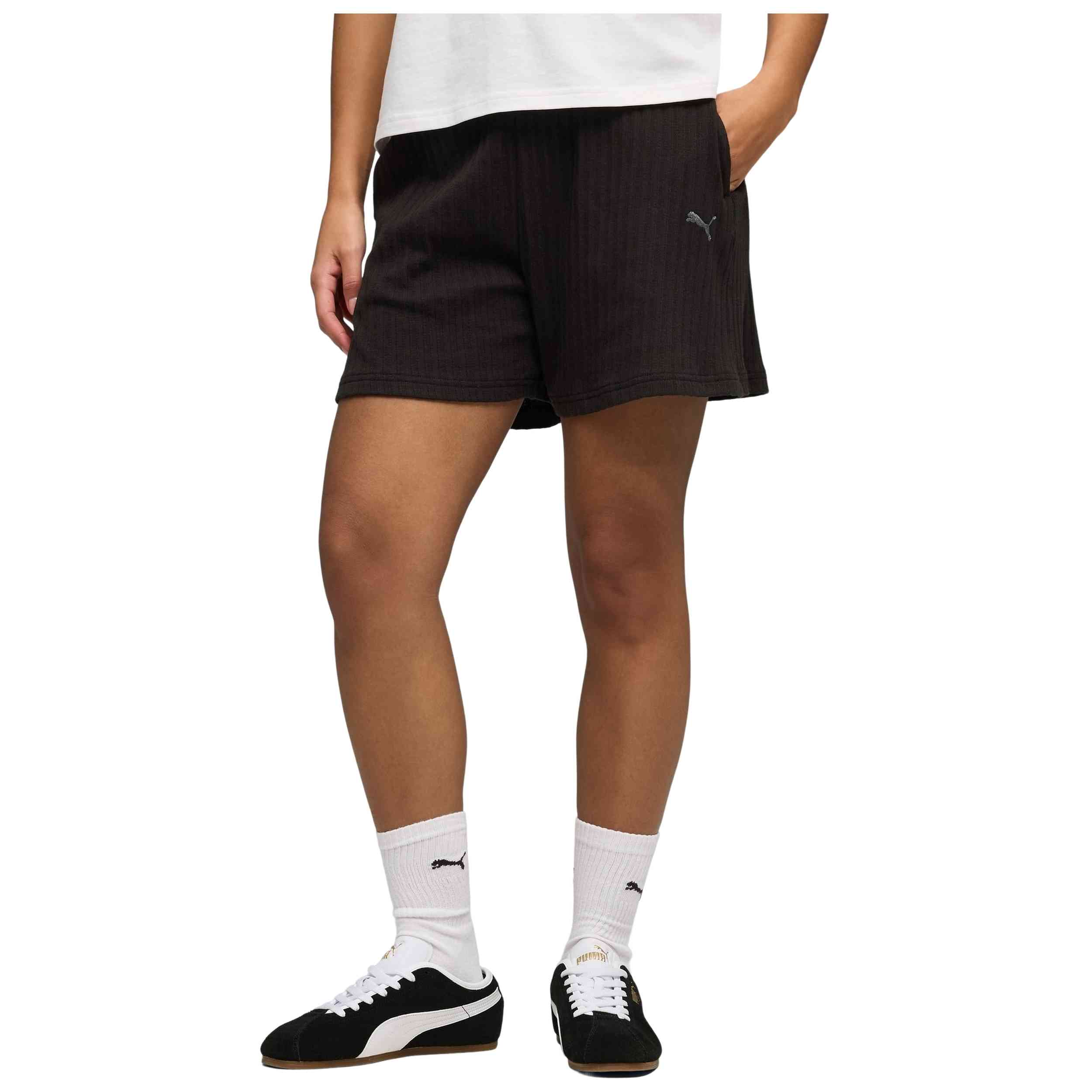 Pantalon Corto Puma modelo 692390-01 para Mujer en color Negro