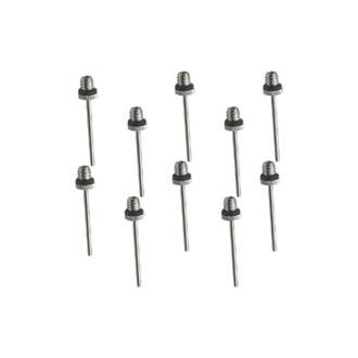 CA Agujas para inflar balones Sollbry, 10 unidades, para baloncesto, voleibol, fútbol y rugby
