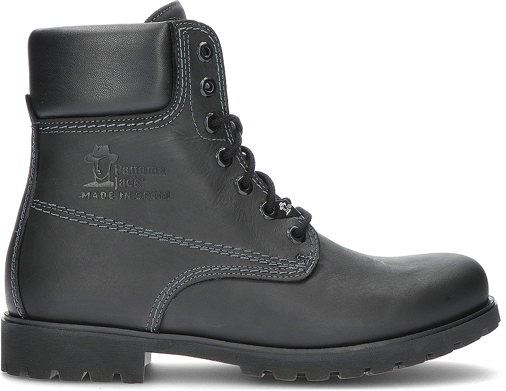 Botines Panama Jack 03 C3 Black - Cuero Auténtico - Confort de Nivel Superior