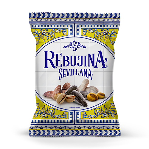 Rebujinas sevillanas caja 10 unidades rebujinas sabor Sevilla con arte mejor calidad frutos secos de mejor seleccion