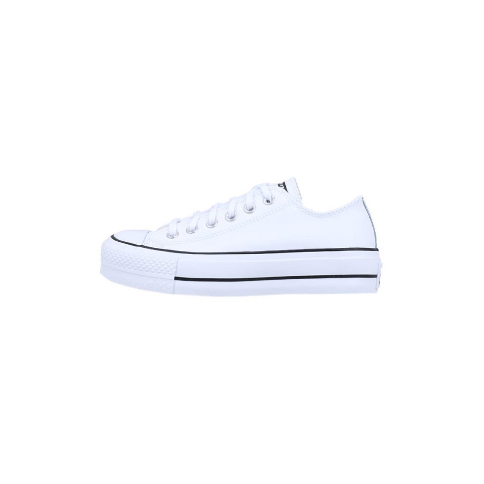 Converse CHUCK TAYLOR ALL STAR LIFT CLEAN LEATHER Deportivas Con Plataforma Mujer Blanco
