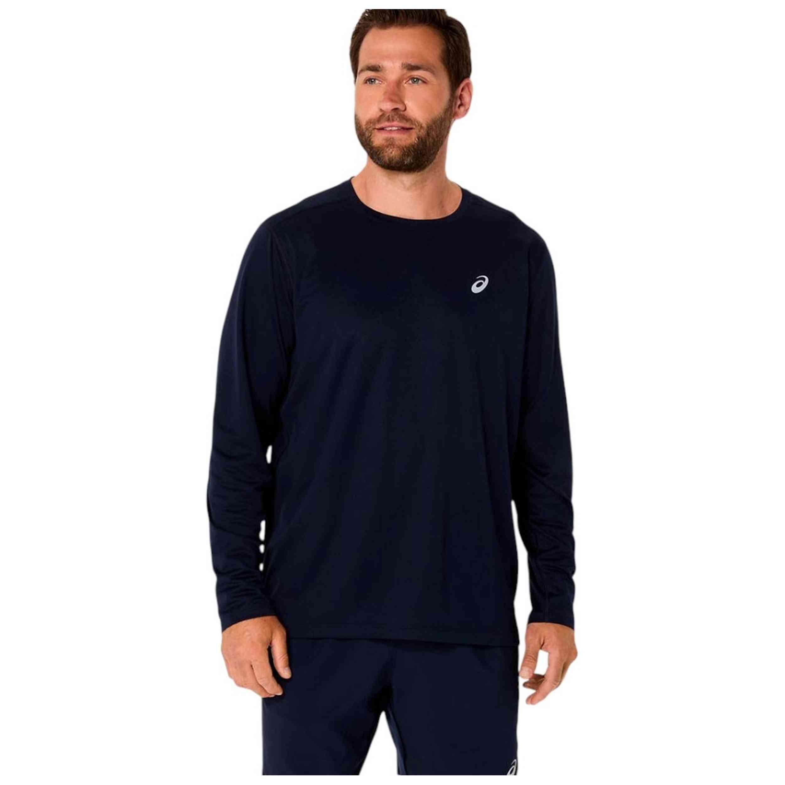 Camiseta De Manga Larga Asics modelo 2011D219-001 para Hombre en color Negro