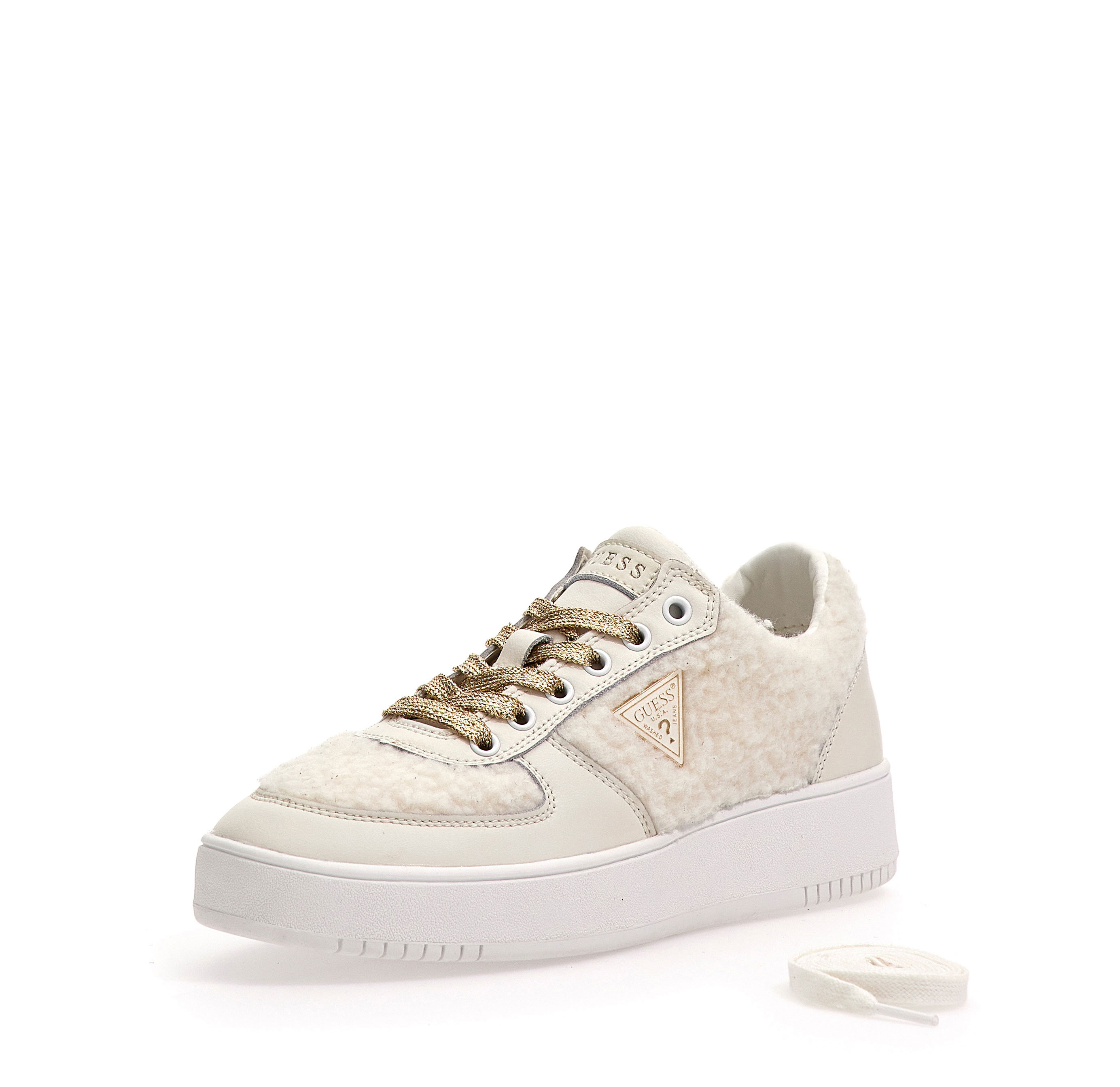 Guess Zapatillas Beige FL8SID FUR12-CREAM , para Mujer