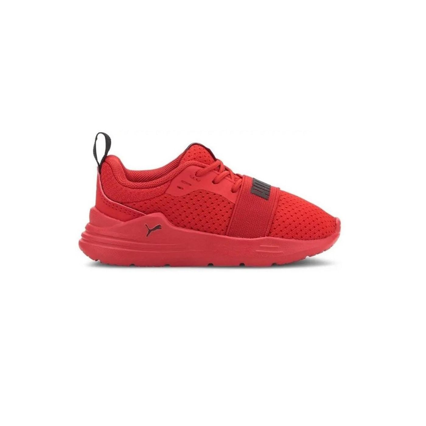 Zapatilla Niño Puma Wired Run Roja - Horma Clásica