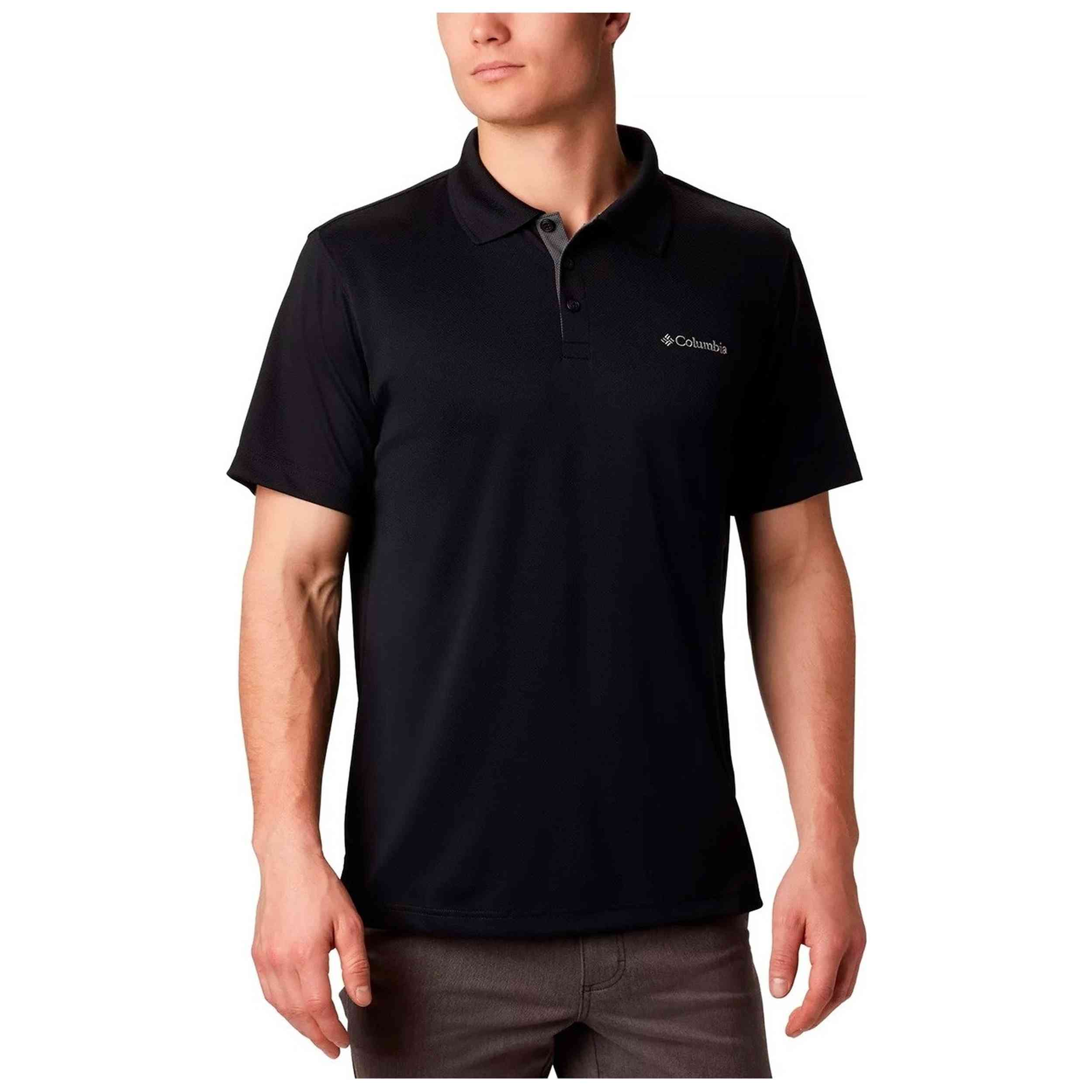 Polo De Manga Corta Columbia modelo COLUMBIA Utilizer Polo - Polo para Hombre en color Negro