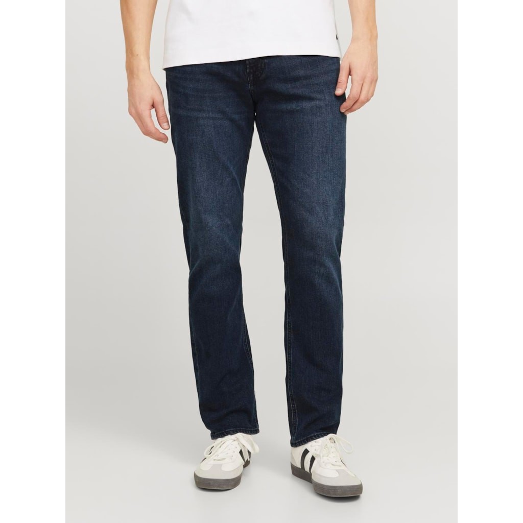 Jack & Jones - Vaqueros JJICLARK JJIORIGINAL AM 3 NOOS de corte recto para hombre, cómodos y versátiles, color azul claro