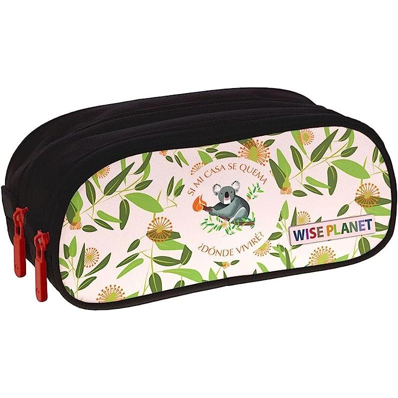 Grafoplas Portatodo Doble Planet21 Koala 24,5X9,5Cm - Producto Oficial - Producto Escolar - Niños y Niñas - Sets Escolares