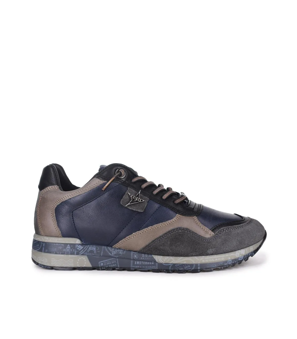 Sneakers cordón elástico Cetti C848XL azul hombre584260000