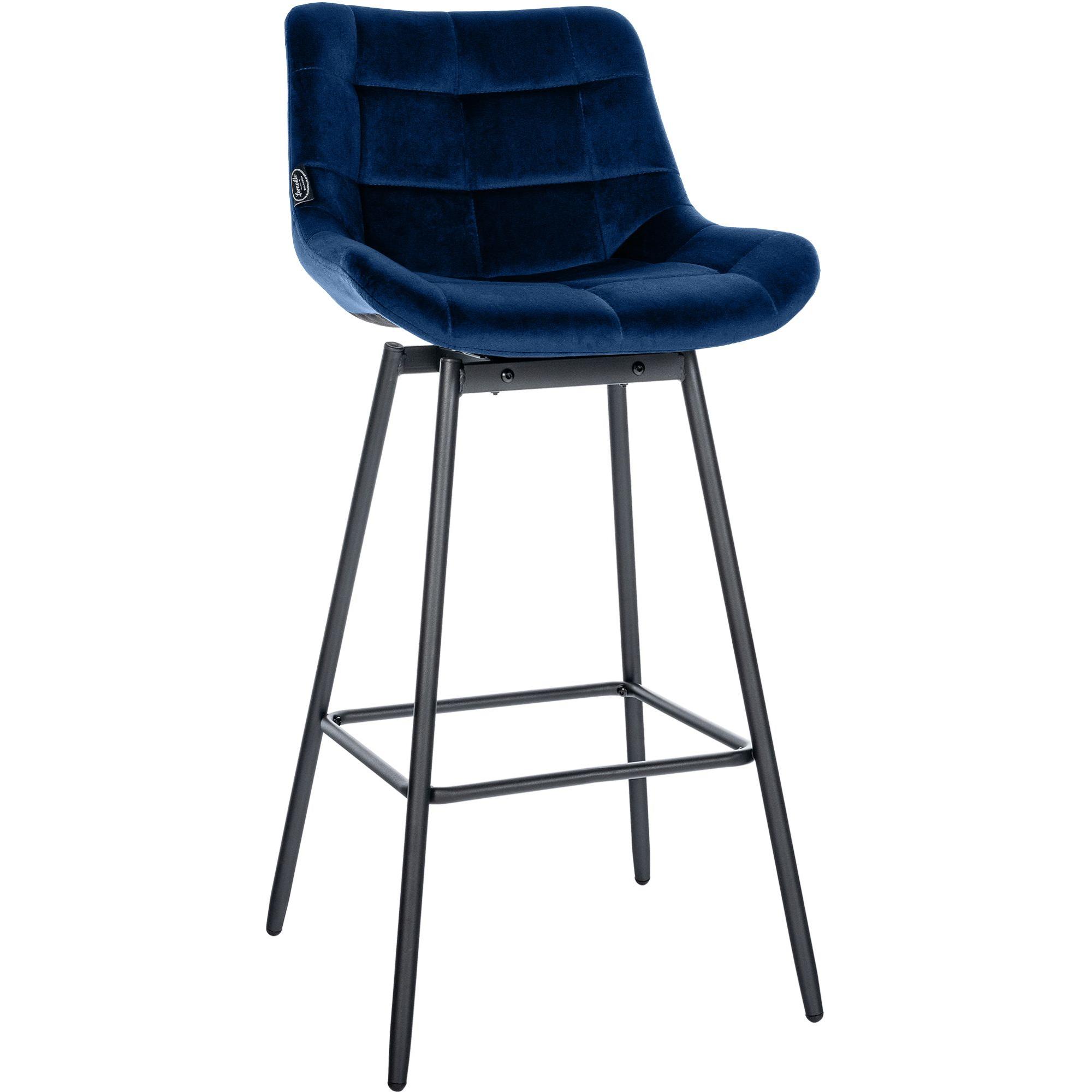 Barhocker Weston Schwenkbar Samt
