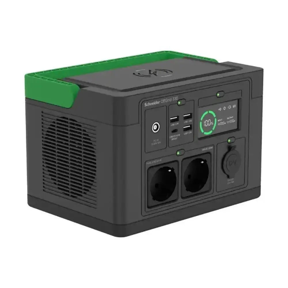 APC - Estación de energía portátil PPS330-GR con batería de litio de 332 Wh, 300 W CA y carga rápida Power Delivery para uso exterior y emergencias