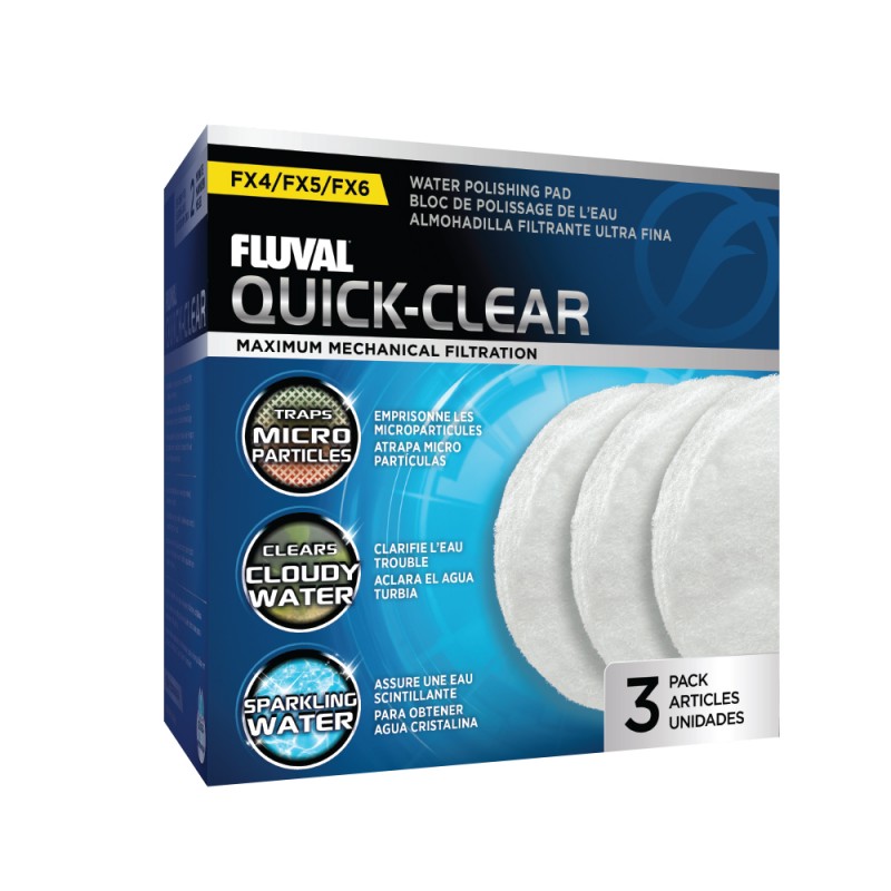 Fluval Filtro Externo FX6 Foamex Temporal 3 uds