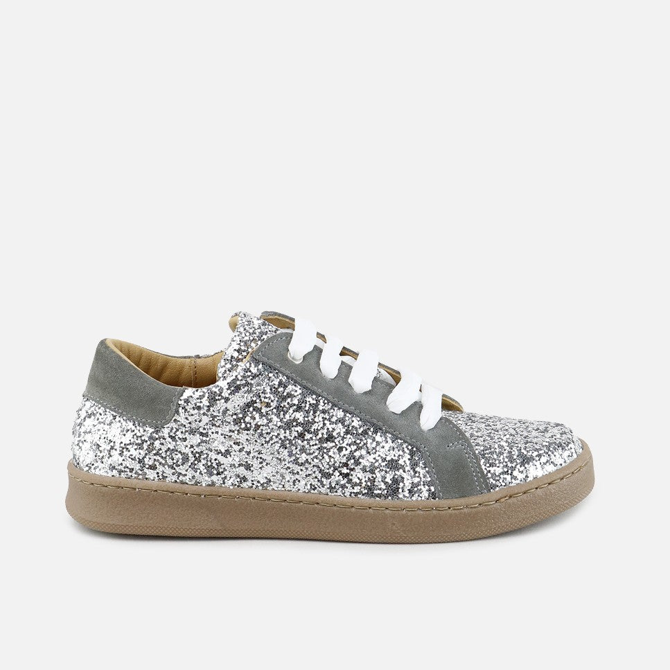 Deportivos Glitter Plata Takal Sibaritas | Eli 1957