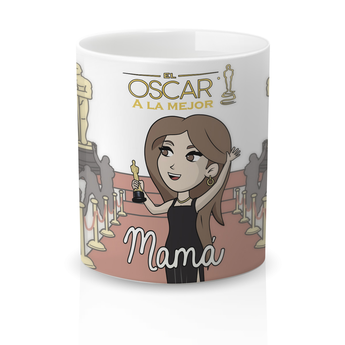 Taza cerámica Regalo Original Amor y Amistad. Resistente 100% al microondas y lavavajillas. Taza con Frase Premio a la mejor madre