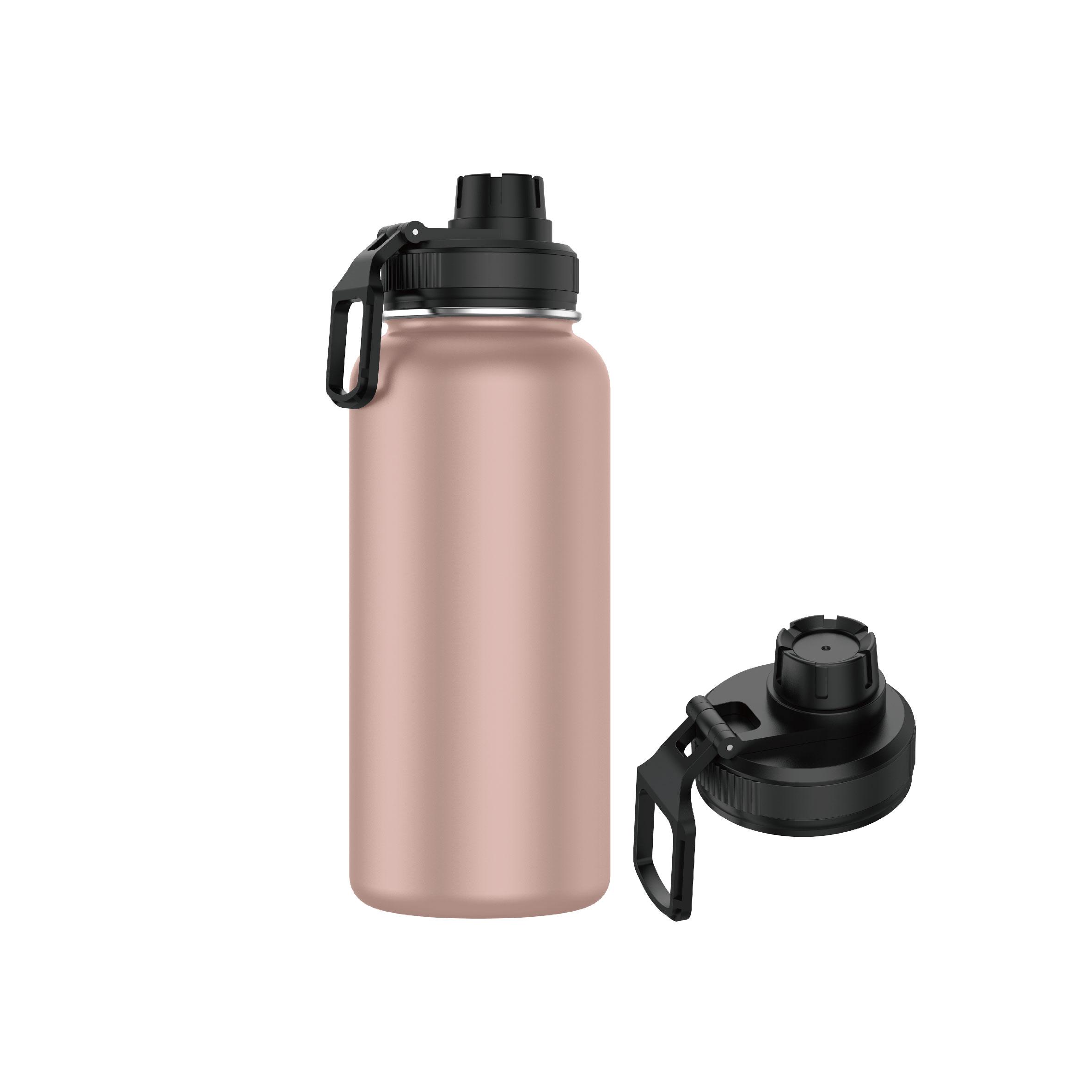 Botella de Acero Inoxidable 1 Litro Deportiva (10 Colores) - Botella de Agua Térmica Reutilizable Sin BPA Mantiene 24H Frio / 12H Calor Termo y Hermética - Doble Pared a Prueba de Fugas.Botellas. (YD550 YD1000 999 1199)