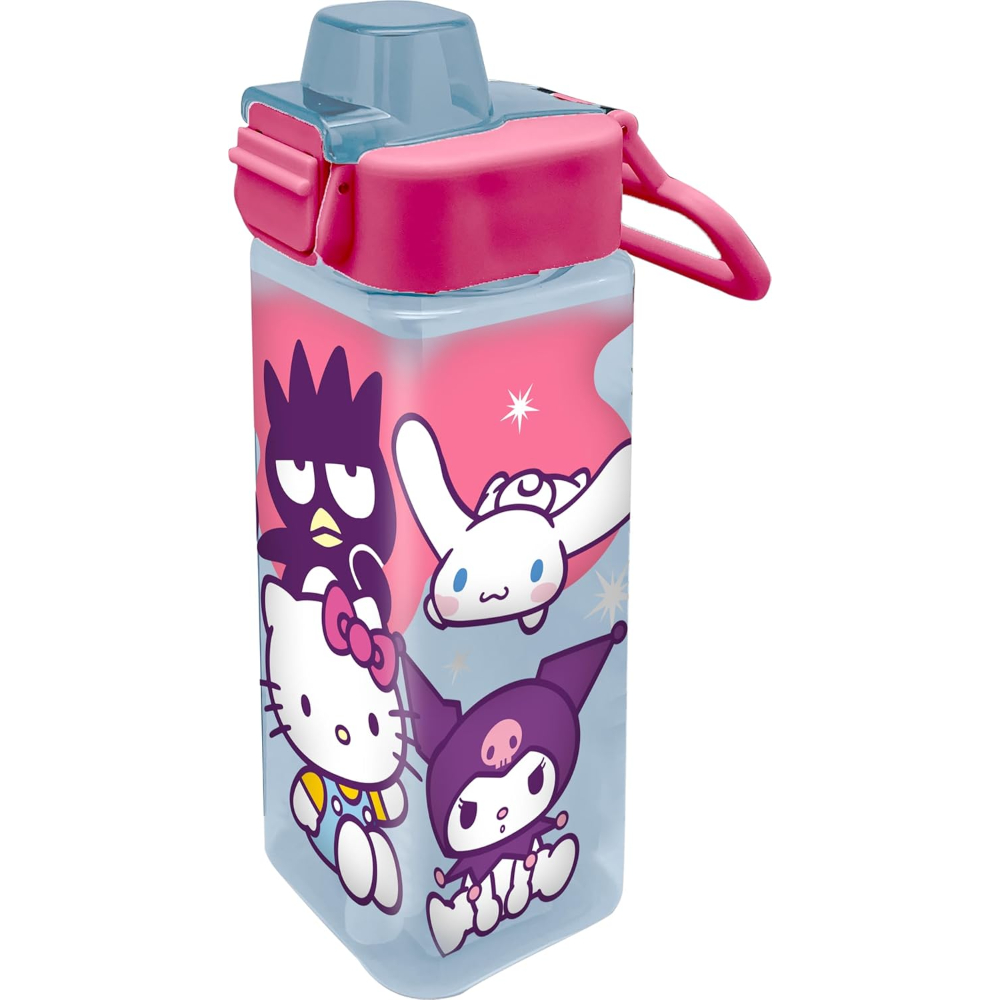 Hello Kitty Kids Euroswan Botella Cantimplora Cuadrada Plástico And Friends 500 ML 82314