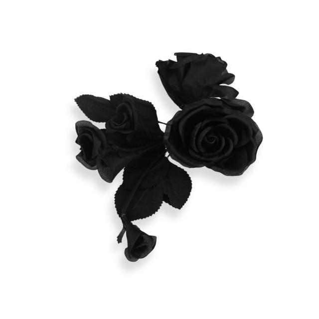ROSA NEGRA DE ORGANZA