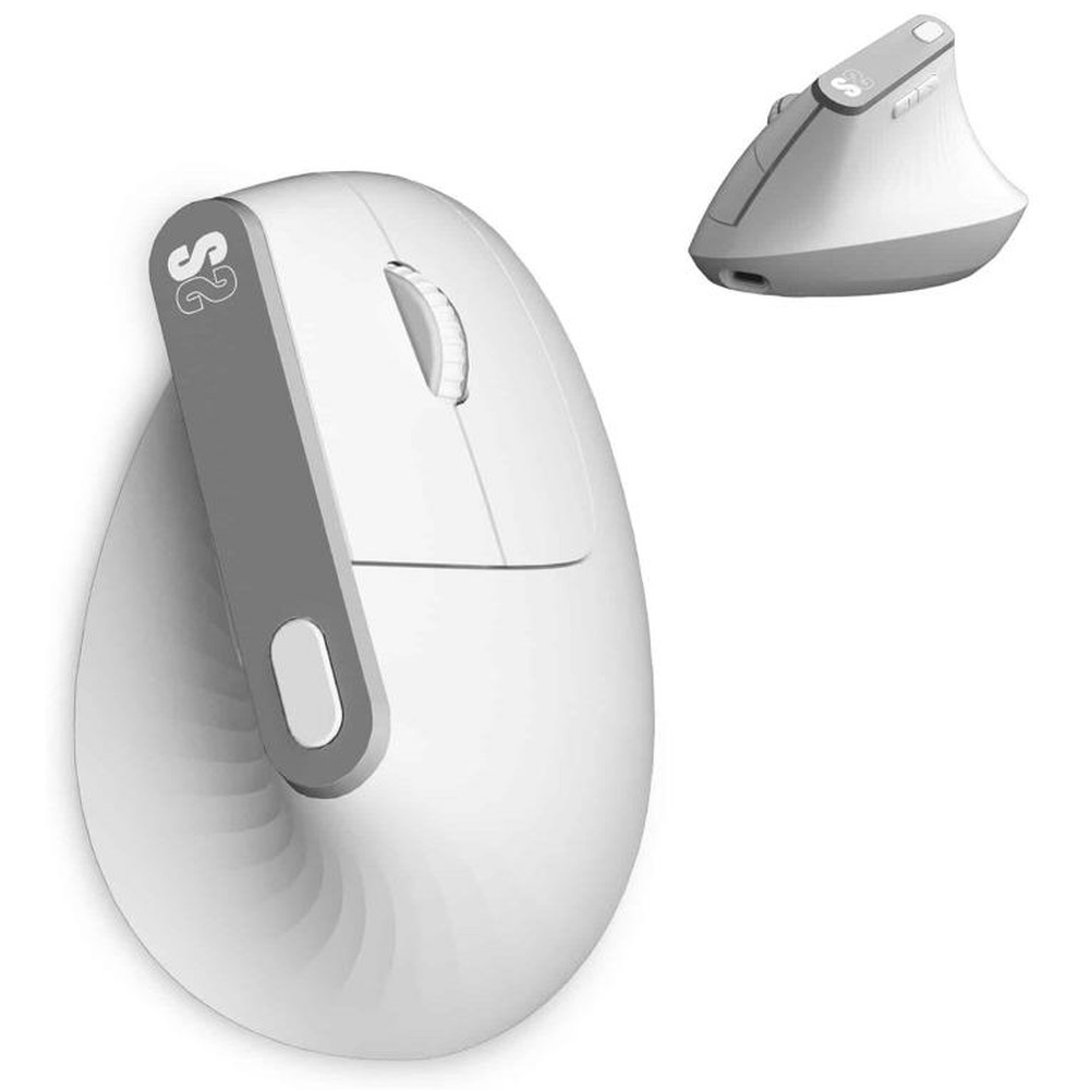 Subblim submo-ednvw02 right hand ergonomic gaming mouse with 4000 dpi, 6 buttons, optical motion detection, Bluetooth and USB Type-C connectivity, perfect for PC gaming.