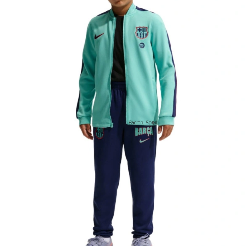 NIKE TRK SUIT JR CHANDAL BARCE 26/27 VERDE AZUL/MARINO PARA NIÑOS