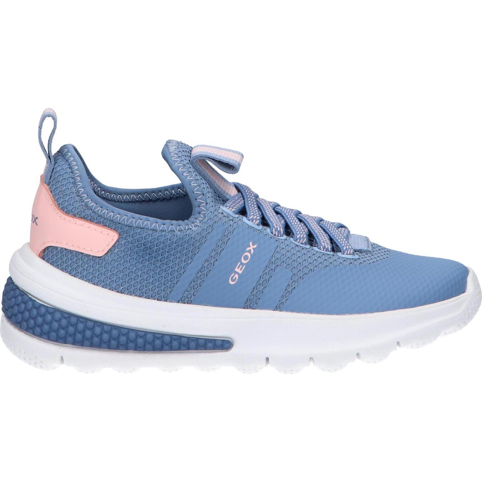 Geox j45lxb 0159j j activart cm48t sky-lt pink girls' sneakers