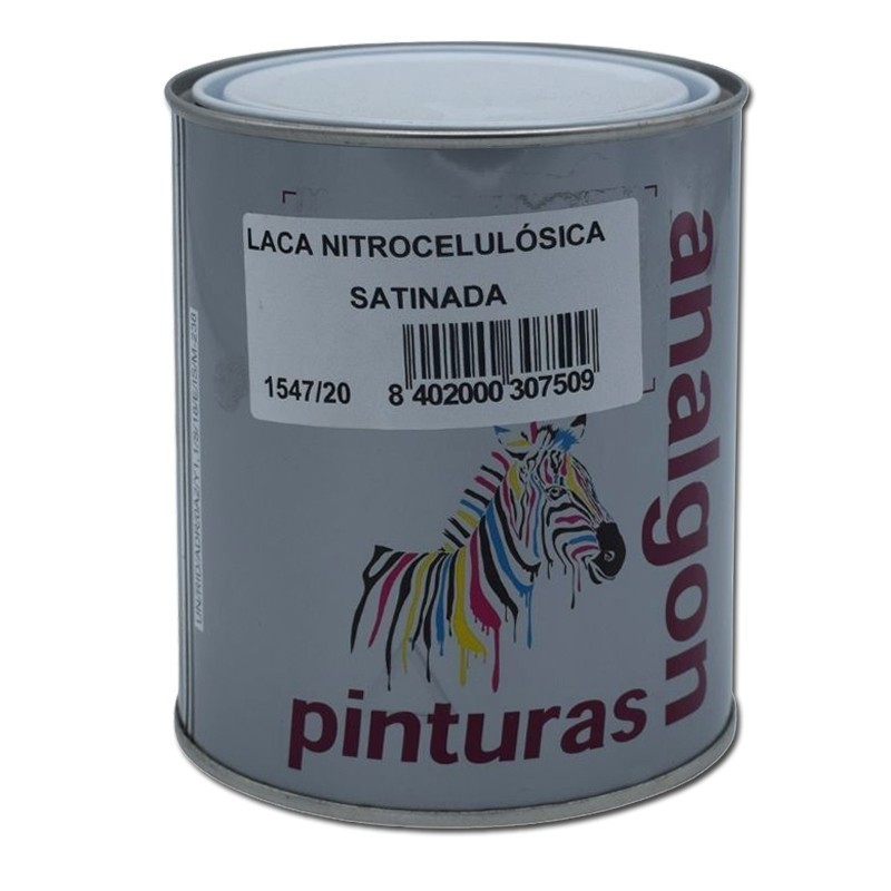 Laca Transparente Nitrocelulosa Satinada para Muebles de Madera - 750 Ml, 5 Lt, 10 Lt