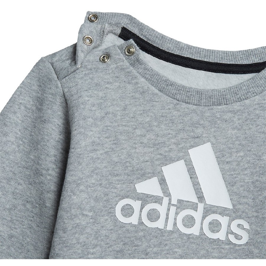 ADIDAS I BOS LOGO JOG CHANDAL BB GRIS/NEGRO