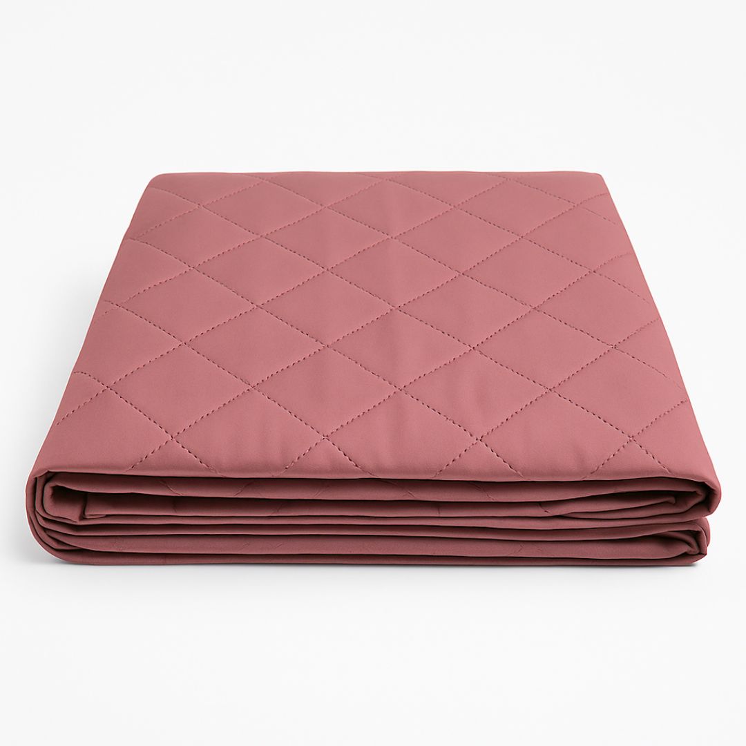 Protector de Sofá Reversible Rojo/Beige - Funda Cubre Sillón Acolchada